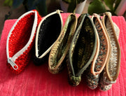 Crotchet pouch with zipper