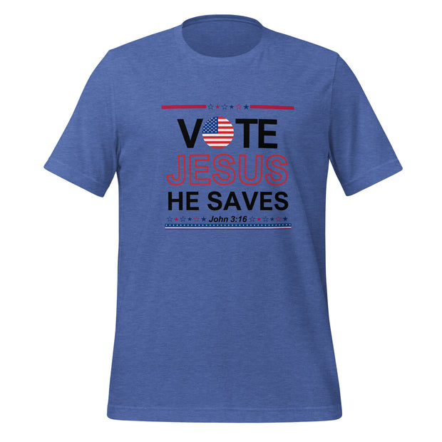 Vote for Jesus Unisex t-shirt