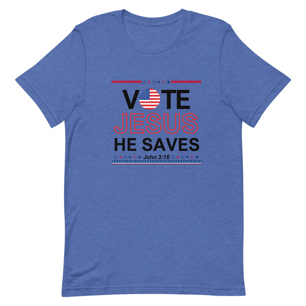 Vote for Jesus Unisex t-shirt