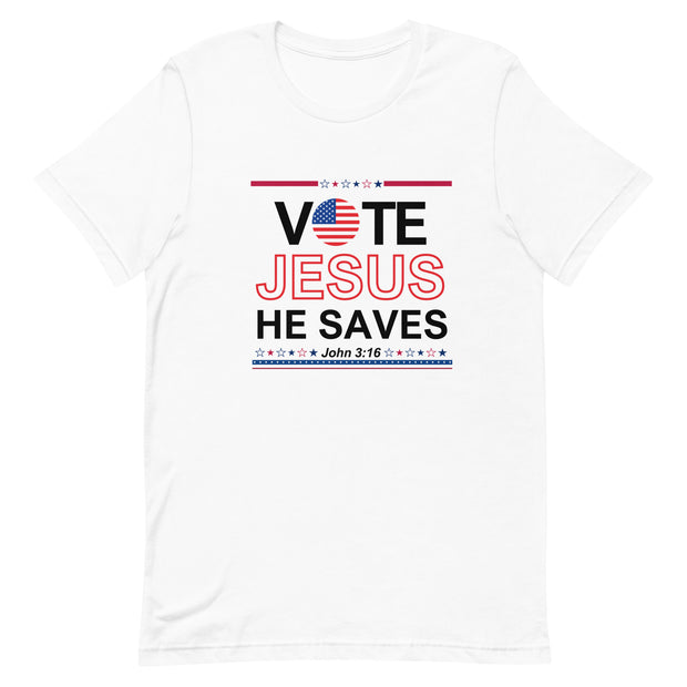 Vote for Jesus Unisex t-shirt