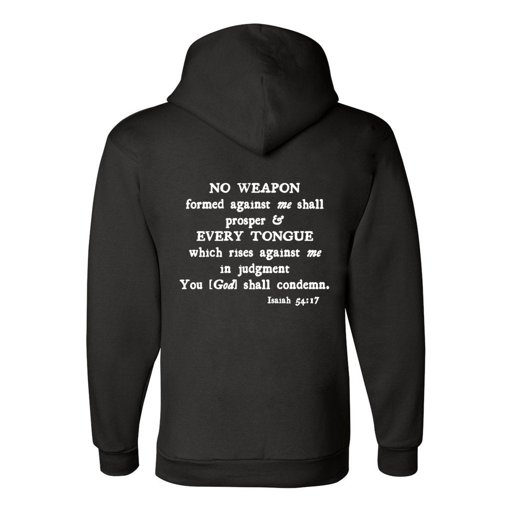 Awkward Styles No Weapon Formed Against Me Champion Hoodie L Black