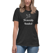 Heavenly Bonded dark heather grey women's Christian t-shirt