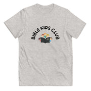 Bible Kids Club Grey Youth T-Shirt, Front