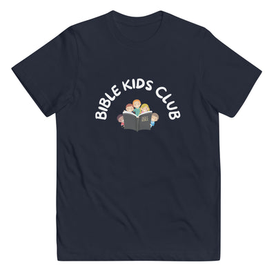 Bible Kids Club navy youth t-shirt